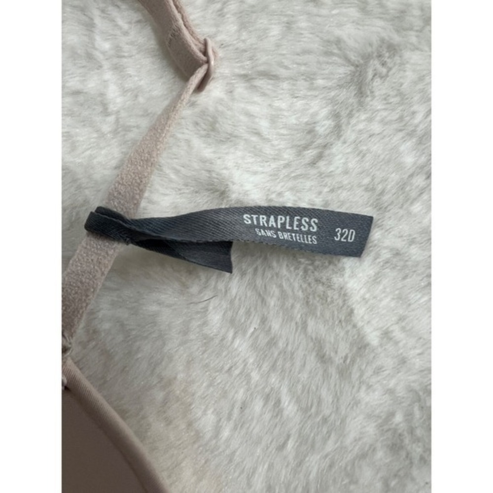 Aerie Real Sunnie Strapless Lightly Lined Bra Womens Removable Straps Pink 32D - Picture 6 of 6